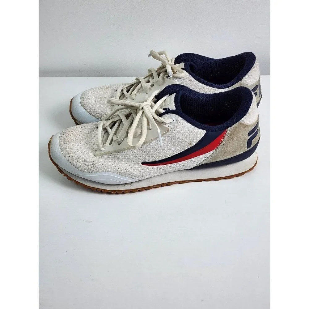 Fila Athletic White Sneakers, White Size 9